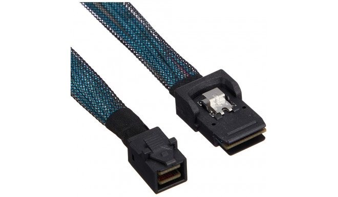mini-SAS-Adapterkabel SST-CPS06, SFF 8643 > SFF-8087 (schwarz, 60cm)