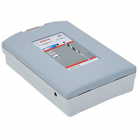 Bosch ProBox HSS twist drill set PointTeQ, 135 °, 19 pieces