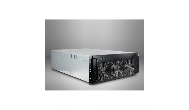 4W2 MINING-RACK (schwarz, 4 Höheneinheiten)
