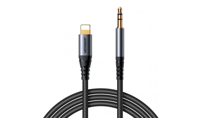 Joyroom Audio Transfer Series SY-A06 mini jack 3.5 mm / Lightning cable 1.2 m - black