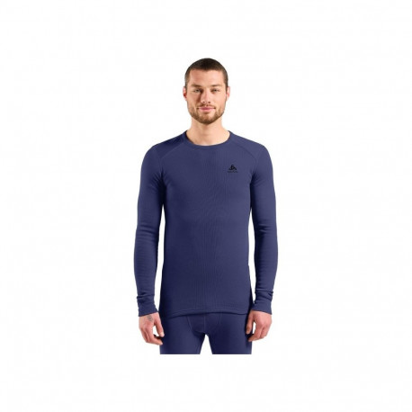 Odlo BL TOP crew neck l/s ACTIVE WARM long-sleeved thermal underwear, size M, blue