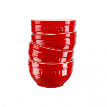 STAUB ümmargune kauss 40508-146-0 14 cm - 4-osaline komplekt