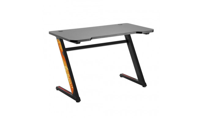 NanoRS RS120 Gaming Computer Desk, Modern Design, Light and Stable ( 50kg max load), Black & Orange,