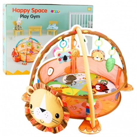 Mata lamamistool mänguaedik imikule bassein ripatsid pallid 20 tk 3-ühes lõvi