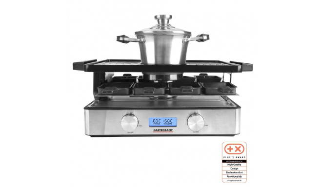 Gastroback 42562 Design Raclette-Fondue Advanced Plus