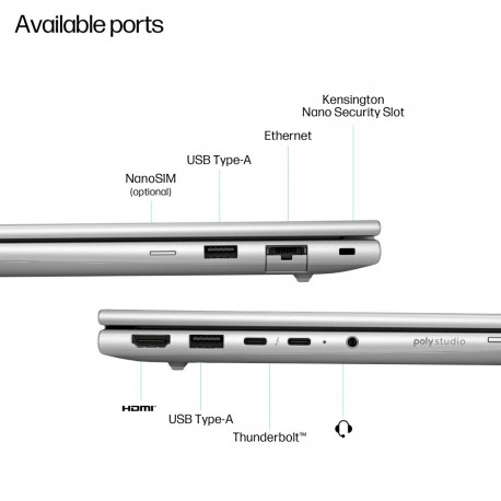 HP EliteBook 6 G1i 14 - Ultra 5-225U, 16GB, 512GB SSD, 14 WUXGA 400-nit AG, 5MP IR cam, WWAN-ready, 