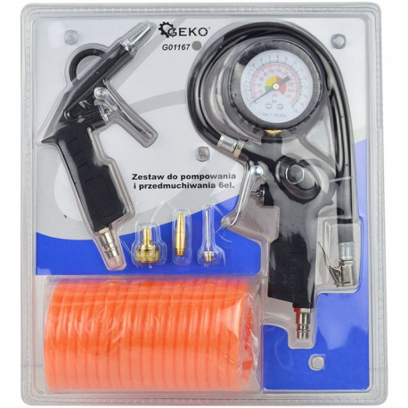 Suruõhu tööriistade komplekt 1/4 "(6 tk.) G01167 Geko