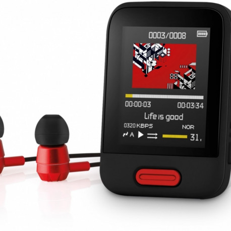 SENCOR SFP 7716RD MP3 MP4 PLAYER 16GB