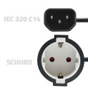 Adapter IEC 320 C14 / SCHUKO