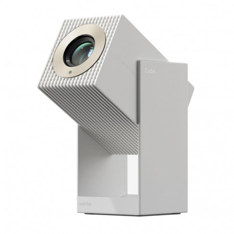 Wanbo Cube 2 Pro White Projector 500 ANSI, Android TV 11, Gimbal