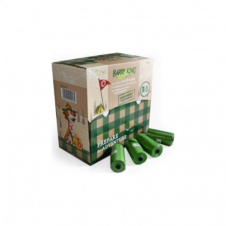 Barry King koera jäätmekotid, 50 rulli x 20 tk, roheline, biolagunev