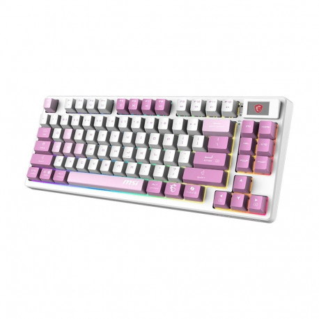 MSI mänguriklaviatuur FORGE GK600 TKL WIRELESS US mehaaniline lineaarne, lilla