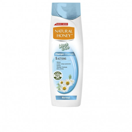 NATURAL HONEY WASH & GO champú normal 400 ml