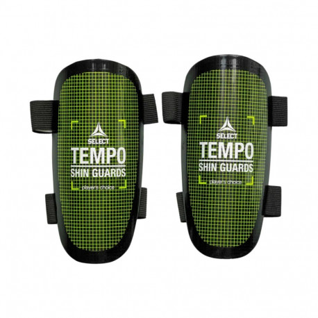 Ochraniacze piłkarskie Select Tempo v25 czarno-zielone 18873 S