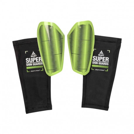 Ochraniacze piłkarskie Select Super v25 zielono-czarne 18876 M