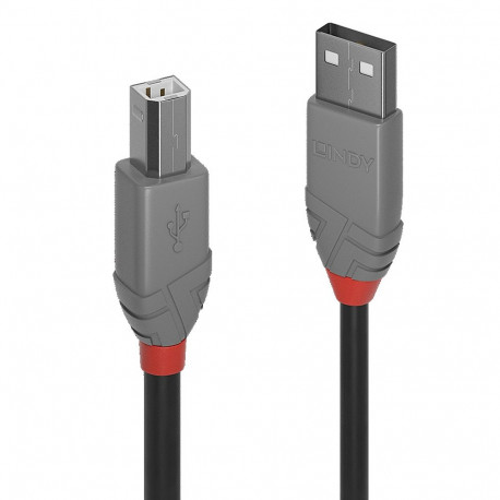 10m USB 2.0 Type A to B Cable, Anthra Line