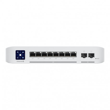 UBIQUITI USW-ENTERPRISE-8-POE UNIFI SWITCH 8x 2.5GB/S RJ45 POE+ 2x 10GB/S SFP+ TOUCHSCREEN TOTAL 120