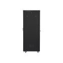 LANBERG vabaltseisev rack 19-tolline kapp 42U 800x1000 võrgust uks LCD tasapinnaline must pakend