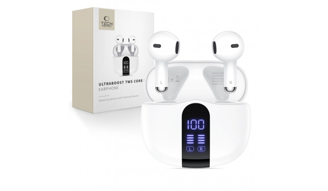TECH-PROTECT ULTRABOOST TWS EARPHONE CORE G2 WHITE