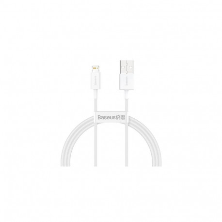 Cable USB A plug - IP Lightning plug 1.0m white Superior series BASEUS