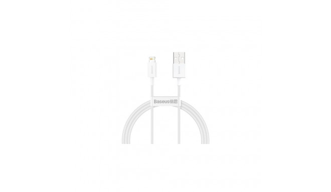 Kaabel USB2.0 A pistik - IP Lightning pistik 1,0m valge Superior seeria BASEUS