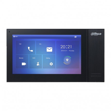 Indoor Monitor - Dahua Technology VTH2421FB-P 7", TFT, Touch Screen 1024x600, Black
