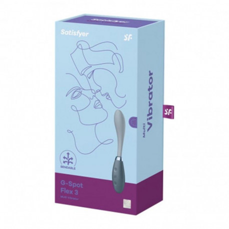 Satisfyer multivibraator G-Spot Flex 3, hall