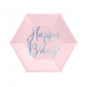 PartyDeco taldrik papist 20 cm, 6 tk, Happy Birthday