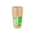 Kohvitopsid SMILE 240ml Kraft 10tk