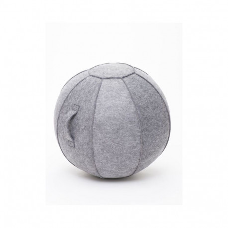 Istumispall/Tasakaalupall Stoo Active Ball D-75cm, käepide/ tumehall vilt, kasutaja kasvule üle 175c