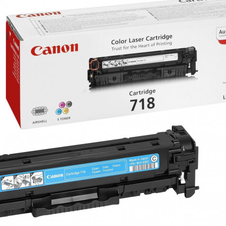 Tooner Canon 718Cyan 2900lk@5% LBP7200/7210 LBP7660Cdn LBP7680Cx MF8330/MF8340/MF8350/MF8360/MF8380 
