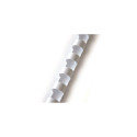 Binding combs Forpus 8 mm, (100 pcs.), white
