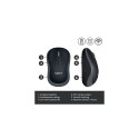 Logitech M185 Wireless Mouse, RF Wireless, 1000 DPI, Black/Grey