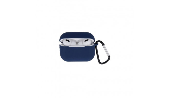 iLike Apple Case for Airpods Pro 2 dark blue with hook