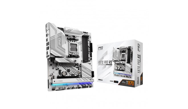 Asrock Mainboard||AMD X870|SAM5|ATX|Memory DDR5|Memory slots 4|1xPCI-Express 4.0 16x|1xPCI-Express 5