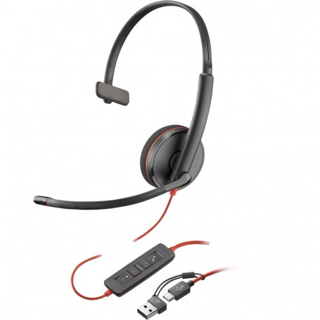 HP HP Poly BW 3210 Mono USB-C HS +USB-C/A