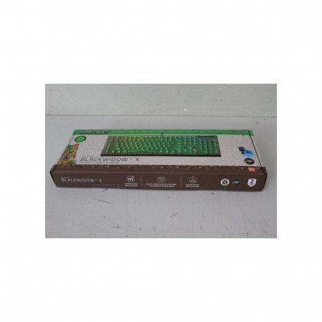 Razer SALE OUT. BlackWidow V4 X (Green Switch) - Minecraft Ed. - US Layout | BlackWidow V4 X | Gamin