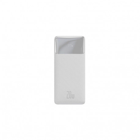 Baseus Bipow fast charging power bank 10000mAh 20W white (Overseas Edition) + USB-A - Micro USB cabl