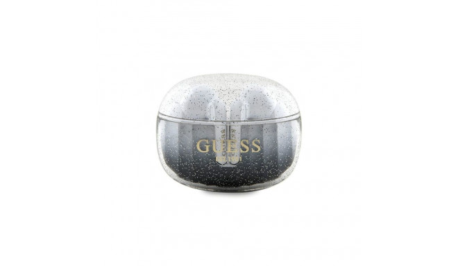 Guess Universal Guess Glitter Gradient TWS Bluetooth headphones with docking station - black