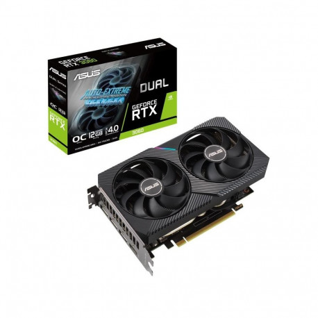 Asus videokaart NVIDIA GeForce RTX 3060 12GB 192bit PCIE 4.0 16x GDDR6 GPU 1837MHz 1xHDMI 3xD