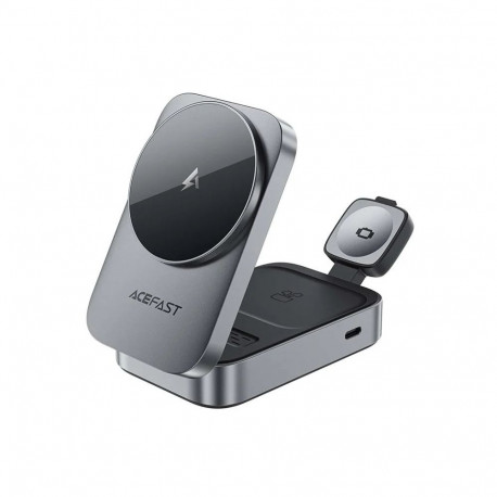 Acefast E22 Desktop 3-in-1 Wireless Chargingholder Metal Grey