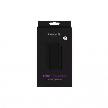 Evelatus Xiaomi Redmi Note 13 4G 2.5D Full Cover Japan Glue Glass Anti-Static Black