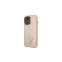 Guess Apple iPhone 13 Pro Saffiano Triangle Case Beige