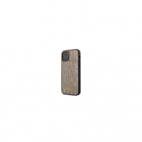 Guess - iPhone 12 Pro Max Lizard Cover Gold