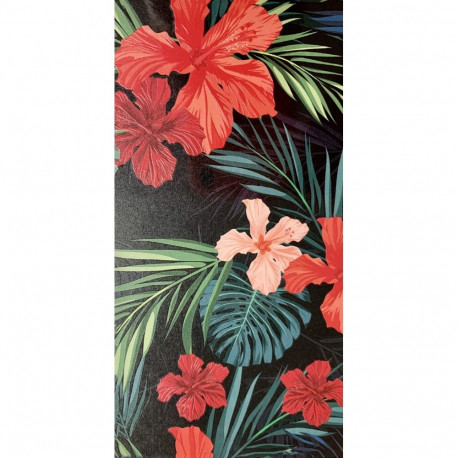 Evelatus Universal Red Flowers Along With Ferns Colorful Film for Cutter