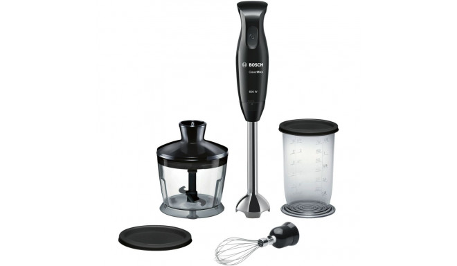 Bosch Blender CleverMixx MSM2650B Hand Blender, 600 W, Number of speeds 12, Chopper, Black