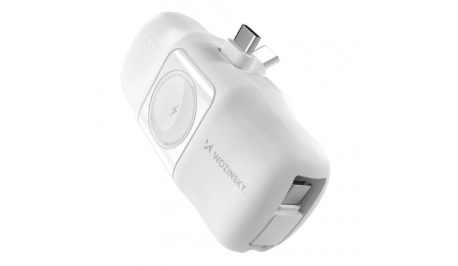Wozinsky Wozinsky WF16-YCS 5000mAh 15W USB-C Mini Power Bank with Built-in USB-C Cable and Apple Wat