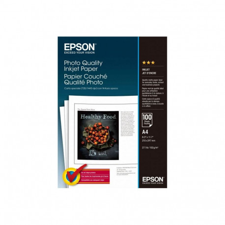 EPSON Photo Quality Inkjet Paper - A4 - 100 sheets