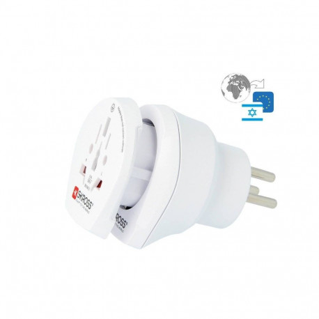 Skross Travel adapter CO W to ISR White