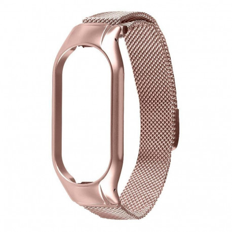 Tactical Xiaomi Loop Magnetic Steel Band Mi Band 7 Rose